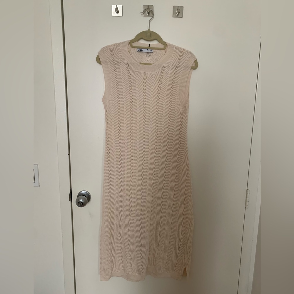 Zara cream dress